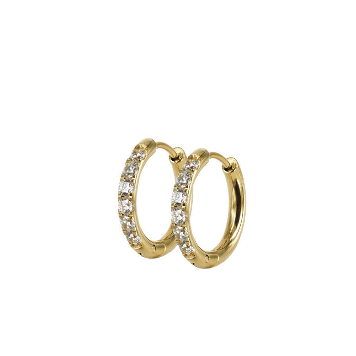 LUCY Medium Earrings Gold in the group Earrings / Gold Earrings at SCANDINAVIAN JEWELRY DESIGN (370483)