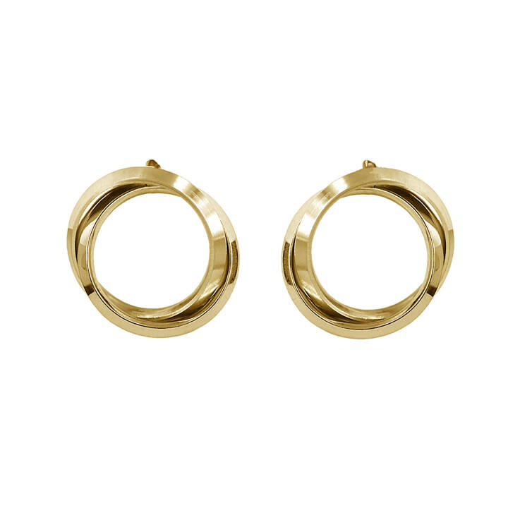 CAROLIN Earrings Gold/Gold in the group Earrings / Gold Earrings at SCANDINAVIAN JEWELRY DESIGN (370544)