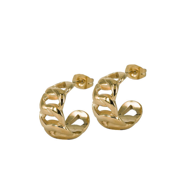 ASTRID Earrings Gold in the group Earrings / Gold Earrings at SCANDINAVIAN JEWELRY DESIGN (370742)