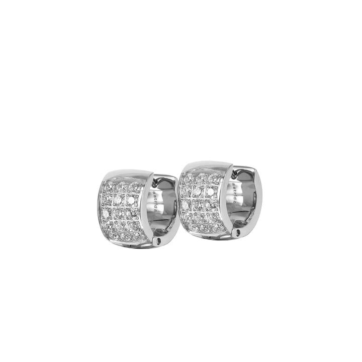 CLARISSA Wide Earrings Steel in the group Earrings / Silver Earrings at SCANDINAVIAN JEWELRY DESIGN (371169)