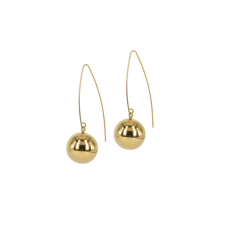 ESSIE Long Earrings Gold in the group Earrings / Gold Earrings at SCANDINAVIAN JEWELRY DESIGN (371374)