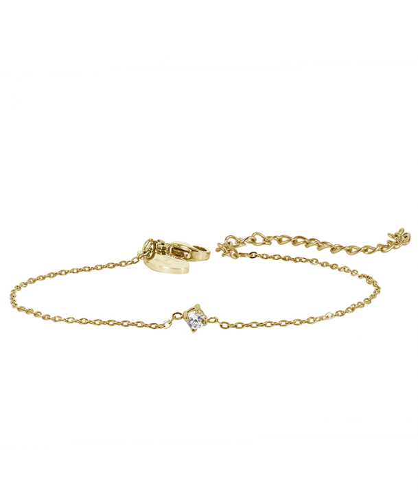 IDA 3 mm Bracelets Gold in the group Bracelets / Gold Bracelets at SCANDINAVIAN JEWELRY DESIGN (371756)