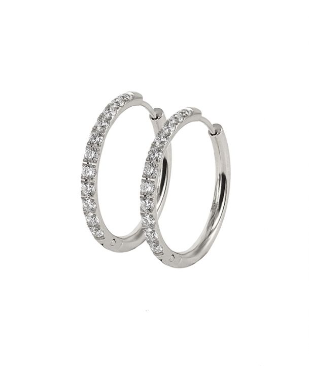 LUCY 25 mm Earring Stål in the group Earrings at SCANDINAVIAN JEWELRY DESIGN (371763)