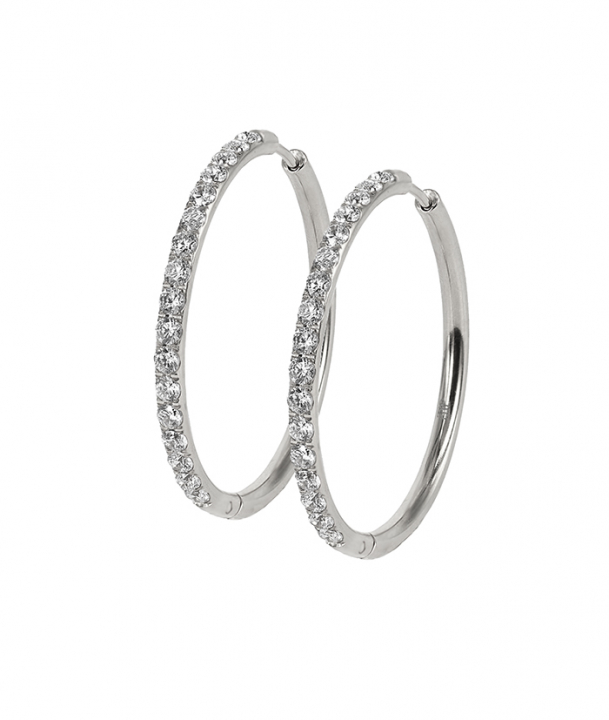 LUCY 35 mm Earring Stål in the group Earrings at SCANDINAVIAN JEWELRY DESIGN (371800)