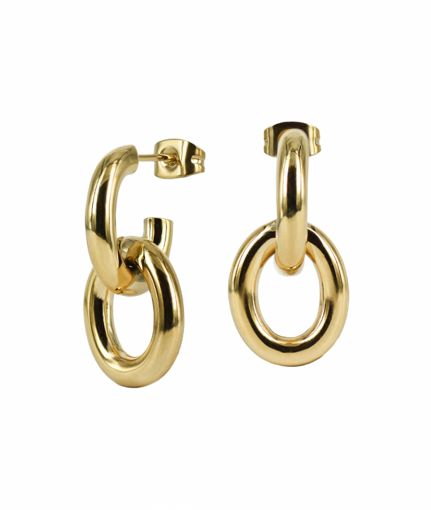 RUBY Earring Gold  in the group Earrings at SCANDINAVIAN JEWELRY DESIGN (371879)