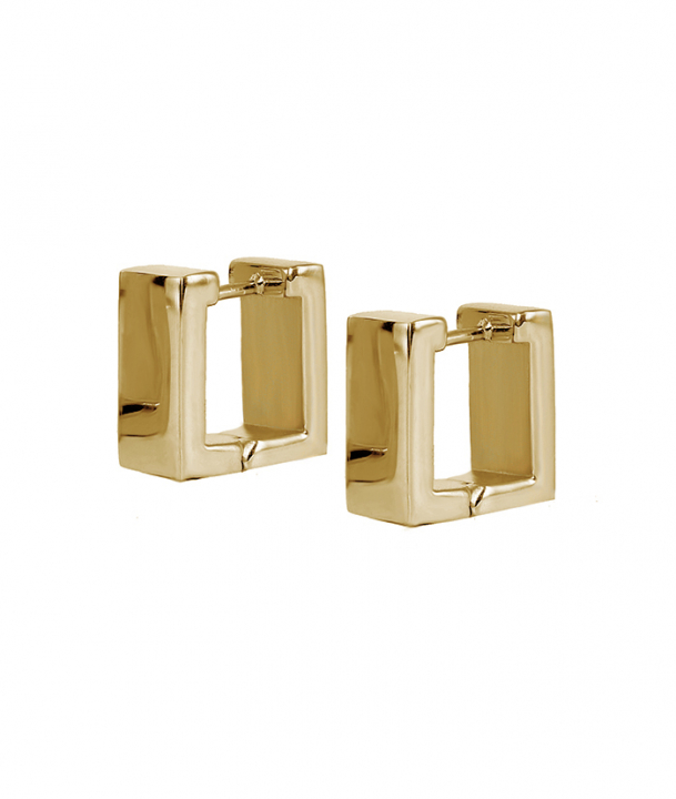 KATHY Wide Earring Gold in the group Earrings at SCANDINAVIAN JEWELRY DESIGN (371916)
