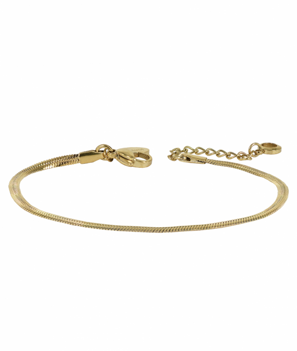 FIONA 3 mm Bracelets Gold in the group Bracelets / Gold Bracelets at SCANDINAVIAN JEWELRY DESIGN (372036)