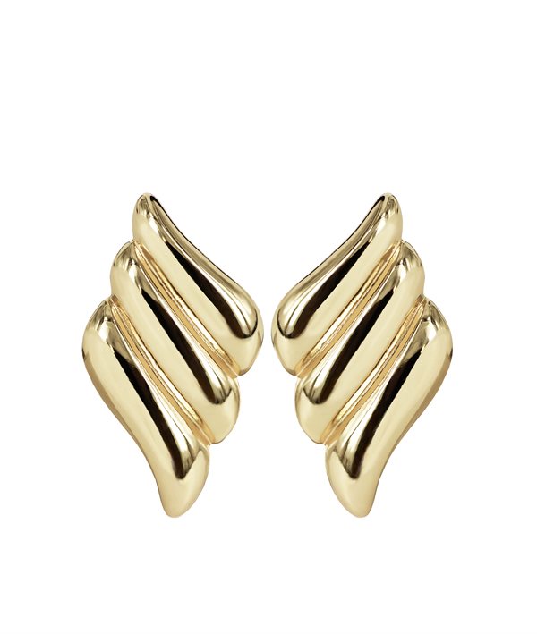 ALISON Gold Earrings in the group Earrings / Gold Earrings at SCANDINAVIAN JEWELRY DESIGN (374290)