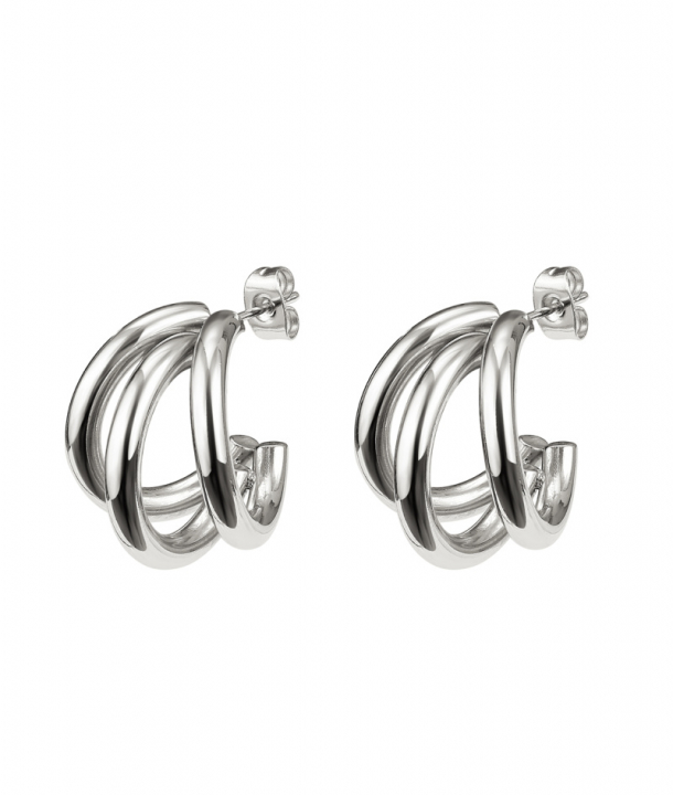 LANA Earrings Steel in the group Earrings / Silver Earrings at SCANDINAVIAN JEWELRY DESIGN (374559)