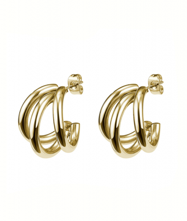 LANA Earrings Gold in the group  at SCANDINAVIAN JEWELRY DESIGN (374566)