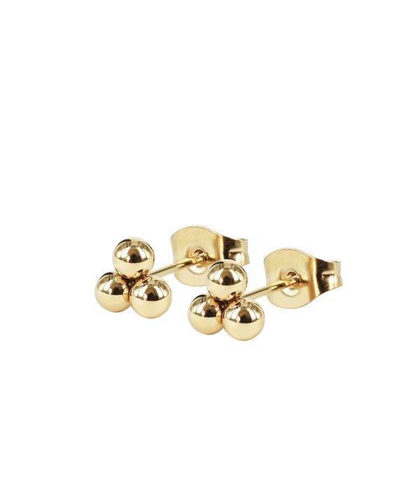 ANNIE Dots Gold in the group Earrings / Gold Earrings at SCANDINAVIAN JEWELRY DESIGN (374962)