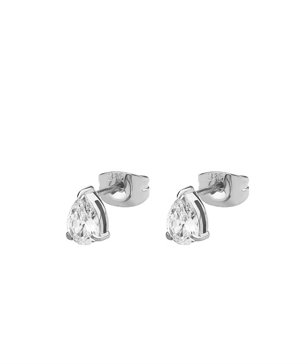 DROP Crystal Earrings Steel in the group Earrings / Silver Earrings at SCANDINAVIAN JEWELRY DESIGN (374979)