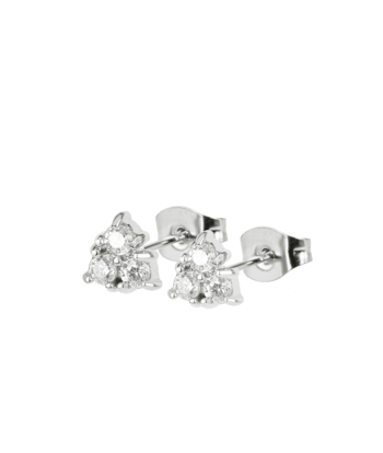 MAYA Crystal Earrings Silver in the group Earrings / Silver Earrings at SCANDINAVIAN JEWELRY DESIGN (375112)