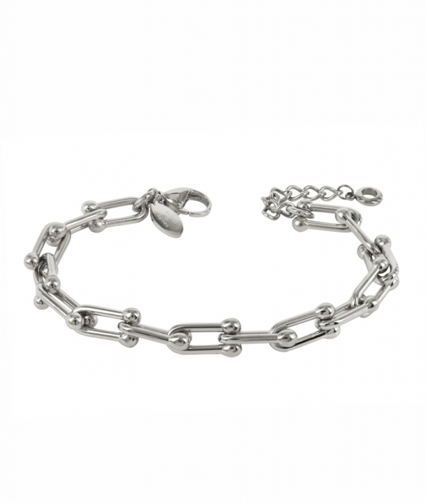 AMY Bracelet Steel in the group Bracelets / Silver Bracelets at SCANDINAVIAN JEWELRY DESIGN (375648)