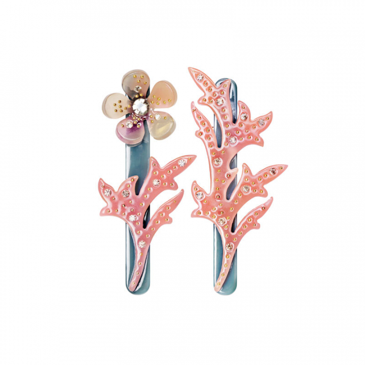 Kalei Orchid Hairclip set in the group Accessories at SCANDINAVIAN JEWELRY DESIGN (3824)