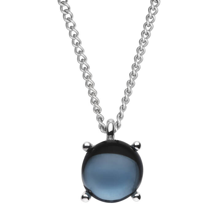 SANNA Silver BLUE in the group Necklaces / Silver Necklaces at SCANDINAVIAN JEWELRY DESIGN (390040)