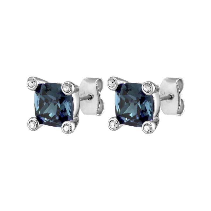 CLARA Silver BLUE in the group Earrings / Silver Earrings at SCANDINAVIAN JEWELRY DESIGN (390047)