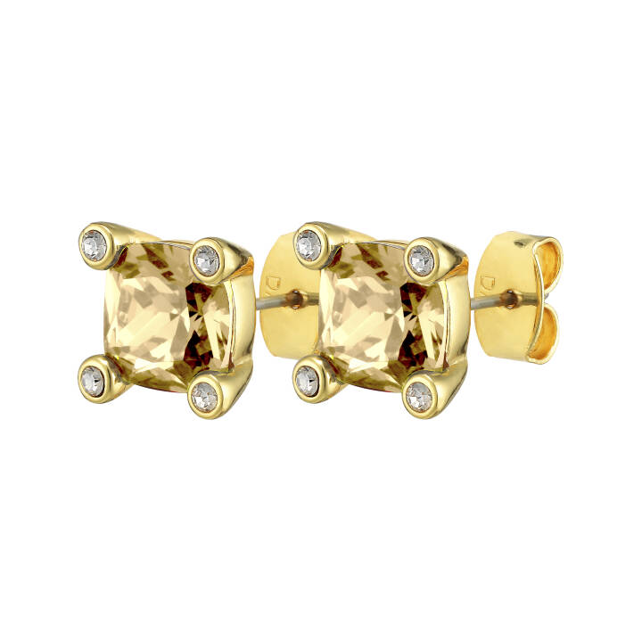 CLARA Gold GOLDEN in the group Earrings / Gold Earrings at SCANDINAVIAN JEWELRY DESIGN (390049)