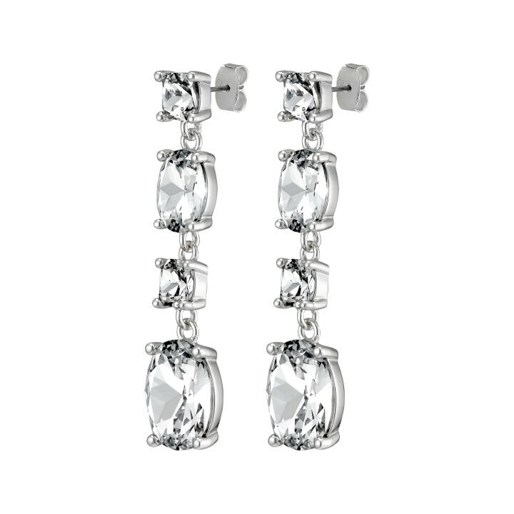 CORNELIA Silver CRYSTAL in the group Earrings / Silver Earrings at SCANDINAVIAN JEWELRY DESIGN (390067)