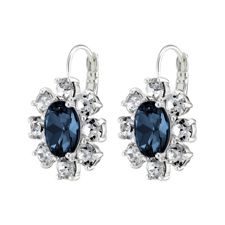 VALENTINA Silver BLUE in the group Earrings / Silver Earrings at SCANDINAVIAN JEWELRY DESIGN (390075)