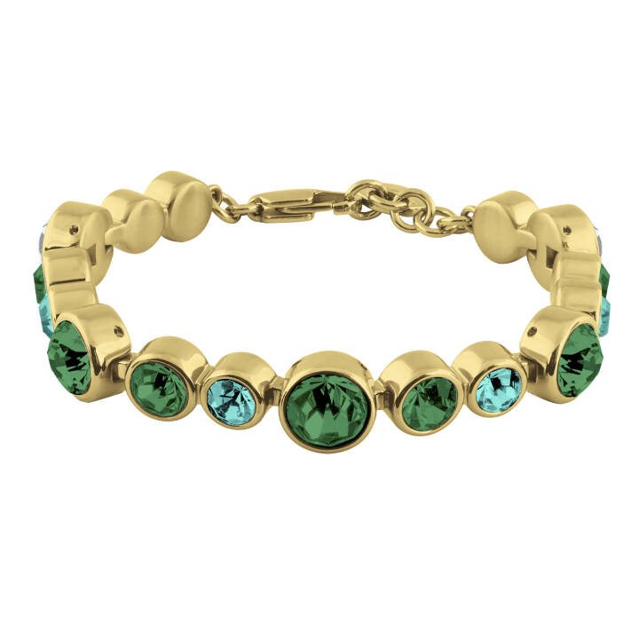 CALICE Gold GREEN in the group Bracelets / Gold Bracelets at SCANDINAVIAN JEWELRY DESIGN (390098)