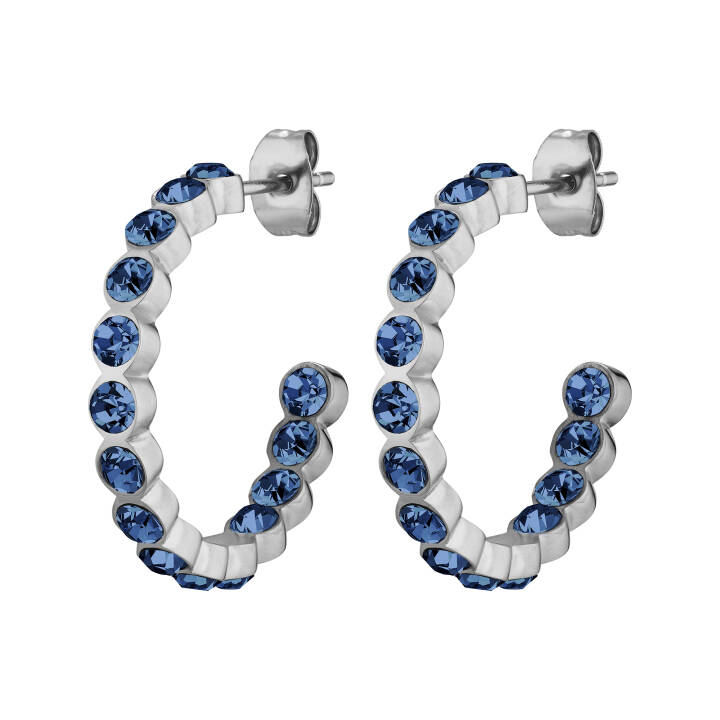 HOLLY Silver BLUE in the group Earrings / Silver Earrings at SCANDINAVIAN JEWELRY DESIGN (390109)
