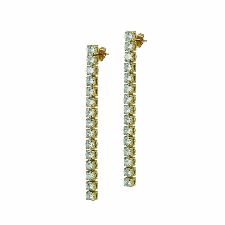GLIMRA Earrings Gold in the group Earrings / Gold Earrings at SCANDINAVIAN JEWELRY DESIGN (400142)
