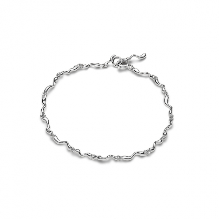 Ramen Bracelet Silver in the group Bracelets / Silver Bracelets at SCANDINAVIAN JEWELRY DESIGN (400296AG)