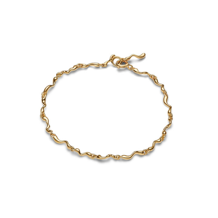 Ramen Bracelet Goldplated in the group Bracelets / Gold Bracelets at SCANDINAVIAN JEWELRY DESIGN (400296YG)