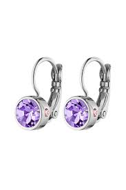 MADU SS VIOLET Earrings Silver in the group Earrings / Silver Earrings at SCANDINAVIAN JEWELRY DESIGN (420013)