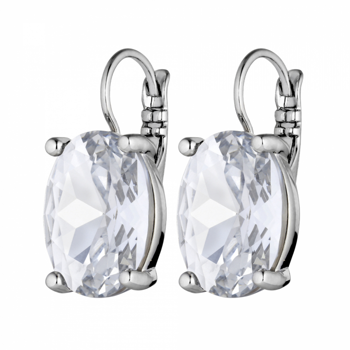 CHANTAL Silver CRYSTAL Earring in the group Earrings / Silver Earrings at SCANDINAVIAN JEWELRY DESIGN (430081)