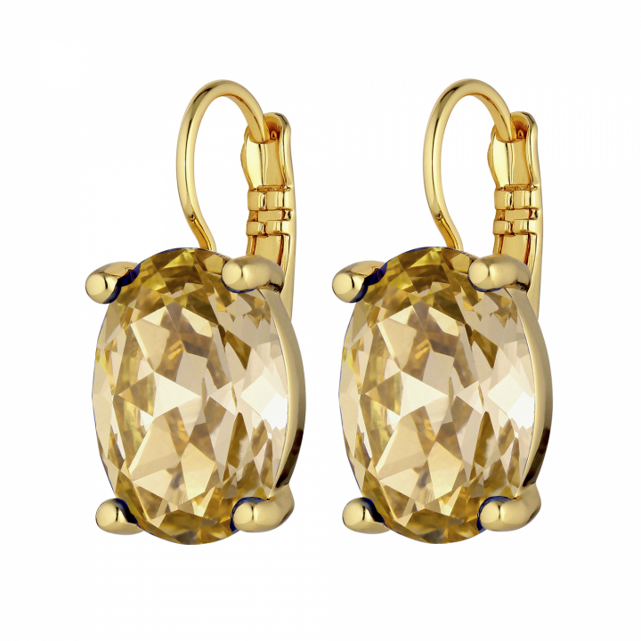 CHANTAL Gold GOLDEN Earring in the group Earrings / Gold Earrings at SCANDINAVIAN JEWELRY DESIGN (430083)
