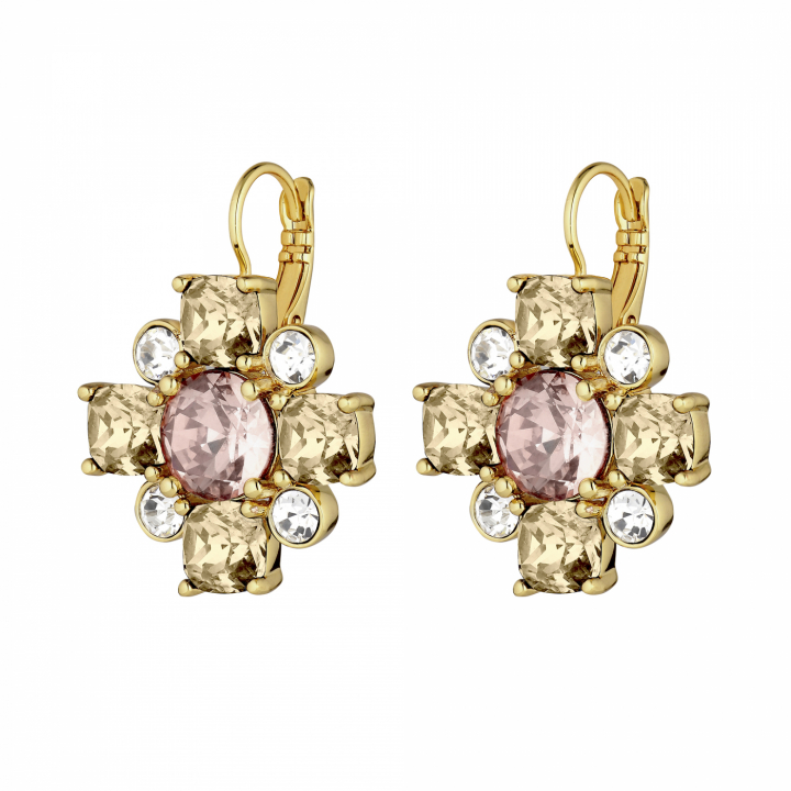 BATTI Gold GOLDEN / ROSE Earring in the group Earrings / Gold Earrings at SCANDINAVIAN JEWELRY DESIGN (430122)