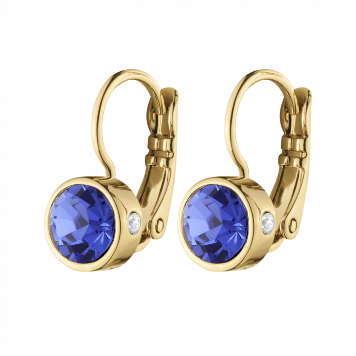 MADU Gold SAPPHIRE Earring in the group Earrings / Gold Earrings at SCANDINAVIAN JEWELRY DESIGN (430137)