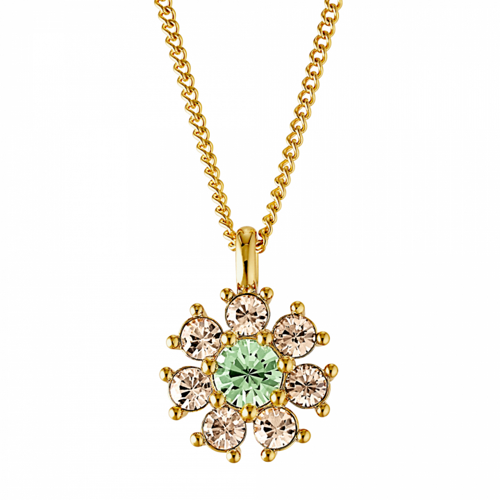 DELISE Gold L.GREEN/GOLDEN in the group Necklaces / Gold Necklaces at SCANDINAVIAN JEWELRY DESIGN (440035)