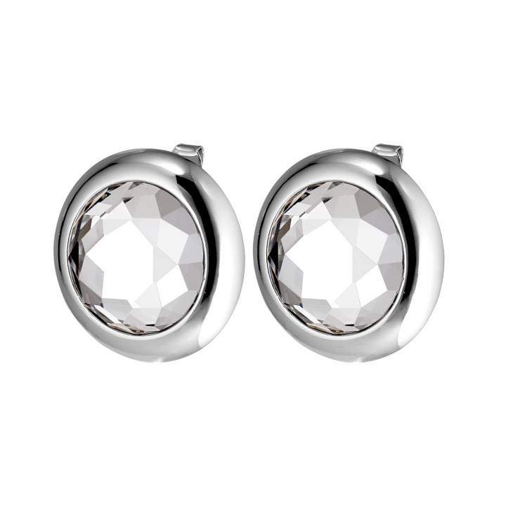 RIVOLI Silver CRYSTAL in the group Earrings / Silver Earrings at SCANDINAVIAN JEWELRY DESIGN (440047)