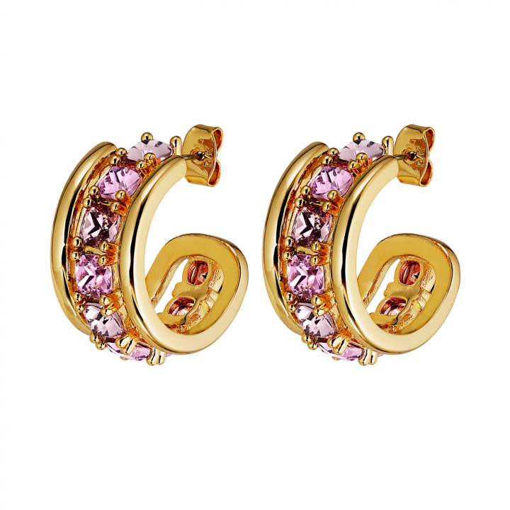 HELEN Gold ROSE in the group Earrings / Gold Earrings at SCANDINAVIAN JEWELRY DESIGN (440049)