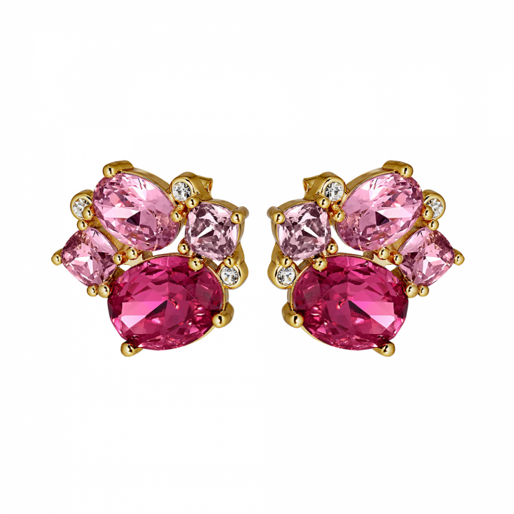 EMMA Gold LIGHT ROSE in the group Earrings / Gold Earrings at SCANDINAVIAN JEWELRY DESIGN (440055)