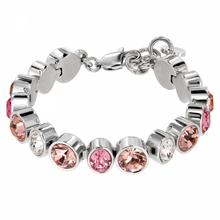 ELAINE Silver LIGHT ROSE in the group Bracelets / Silver Bracelets at SCANDINAVIAN JEWELRY DESIGN (440124)