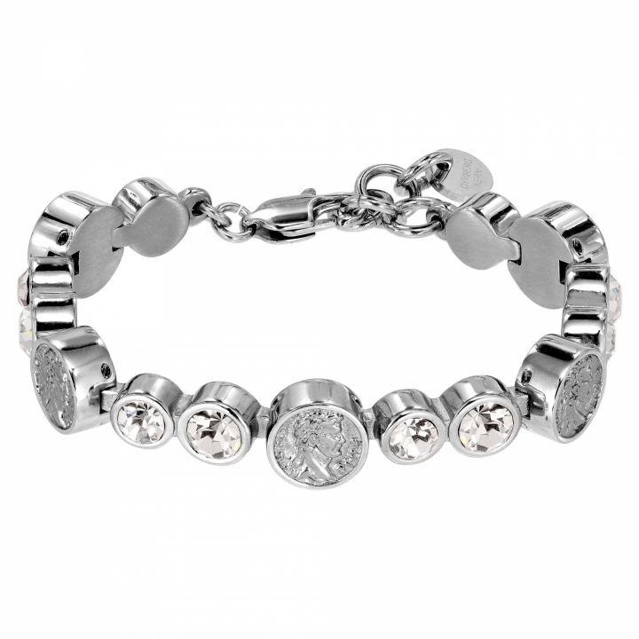 AUGUSTA Silver CRYSTAL in the group Bracelets / Silver Bracelets at SCANDINAVIAN JEWELRY DESIGN (440145)