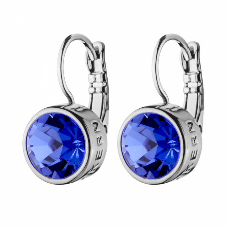 LOUISE Silver SAPPHIRE in the group Earrings / Silver Earrings at SCANDINAVIAN JEWELRY DESIGN (440163)