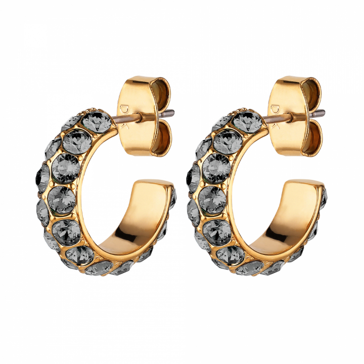 HEIDI SG GREY in the group Earrings / Gold Earrings at SCANDINAVIAN JEWELRY DESIGN (450057)