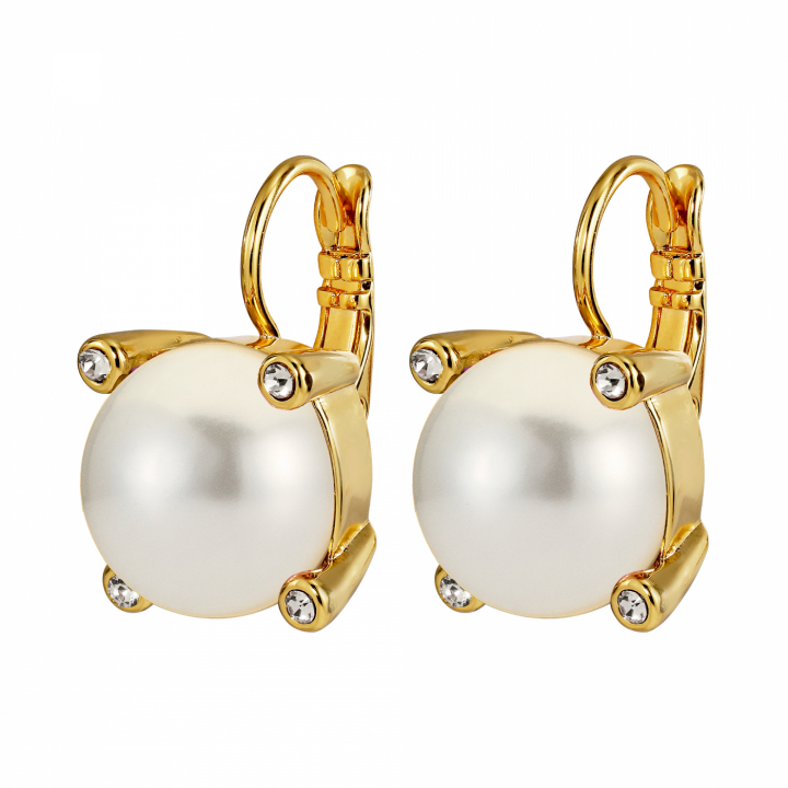 TANA SG WHITE PEARL in the group Earrings / Pearl Earrings at SCANDINAVIAN JEWELRY DESIGN (450120)