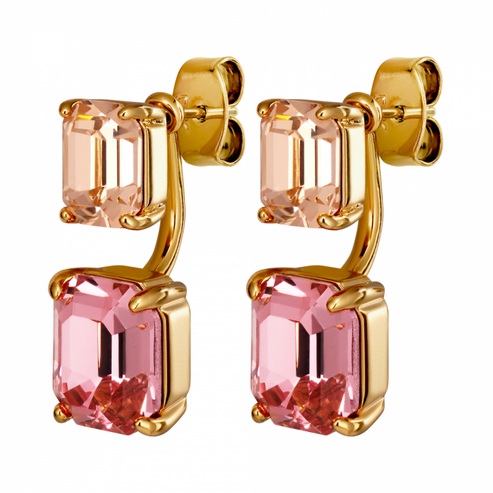 TETI SG LIGHT ROSE / PEACH Earrings Gold in the group Earrings / Gold Earrings at SCANDINAVIAN JEWELRY DESIGN (460006)