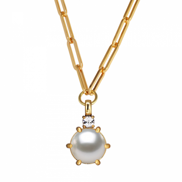 GLORY SG WHITE PEARL in the group Necklaces / Gold Necklaces at SCANDINAVIAN JEWELRY DESIGN (460500)