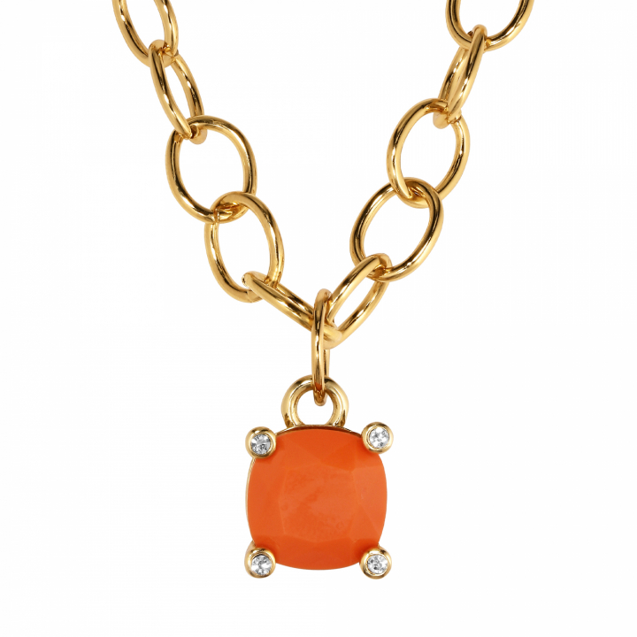 RAMINA SG CORAL in the group Necklaces / Gold Necklaces at SCANDINAVIAN JEWELRY DESIGN (460518)