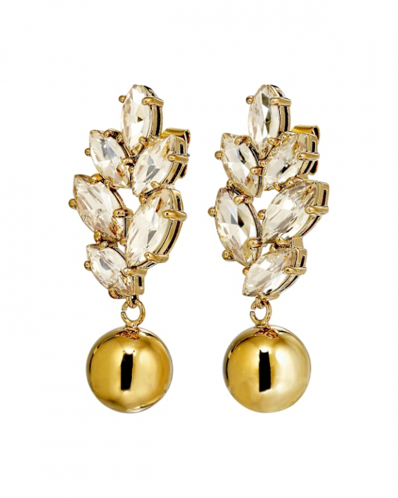 BALETE SG GOLDEN EARRINGS GOLD in the group Earrings / Gold Earrings at SCANDINAVIAN JEWELRY DESIGN (470025)