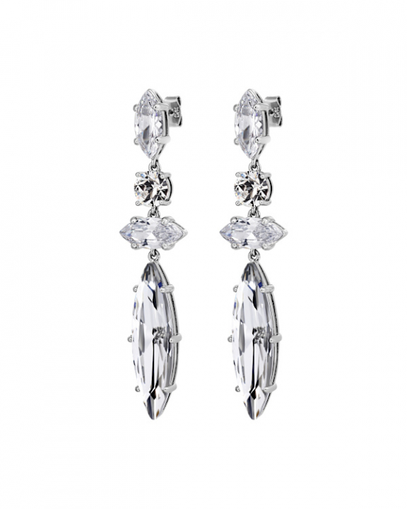 TENERE SS CRYSTAL EARRINGS SILVER in the group Earrings / Silver Earrings at SCANDINAVIAN JEWELRY DESIGN (470033)