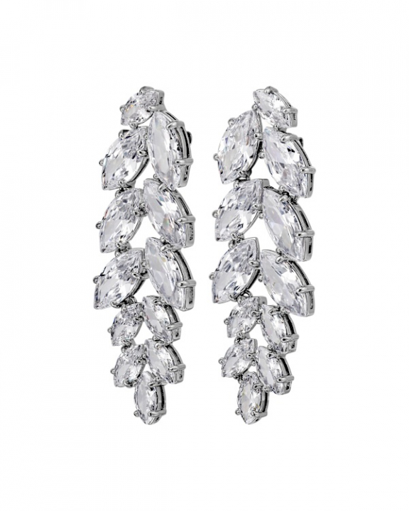 BANYAN SS CRYSTAL EARRINGS SILVER in the group Earrings / Silver Earrings at SCANDINAVIAN JEWELRY DESIGN (470038)