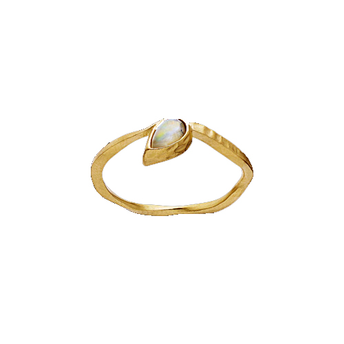 Cille Ring Gold in the group Rings / Gold Rings at SCANDINAVIAN JEWELRY DESIGN (4782a)